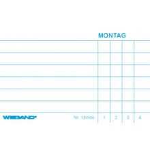 W510.13Wde Klebe-Etiketten mit Wochentagen, deutsch, für Dispenser W11, 161, 261